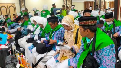 Kloter Pertama Embarkasi Haji Makassar Berangkat 12 Mei