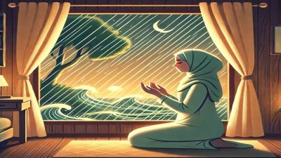 Menghadapi Cuaca Buruk dengan Doa dan Ketenangan
