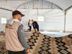 Dari Indonesia untuk Gaza: DMI Bangun Masjid Semi Permanen