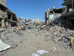 Baznas Bangun Tiga Masjid Darurat di Gaza