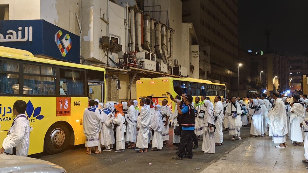 Bus Shalawat Inklusif Siap Antar Jemput Jemaah dari Hotel ke Masjidil Haram