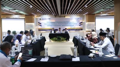 Rapat penyusunan pedoman penghitungan kebutuhan Jafung Penyuluh Agama
