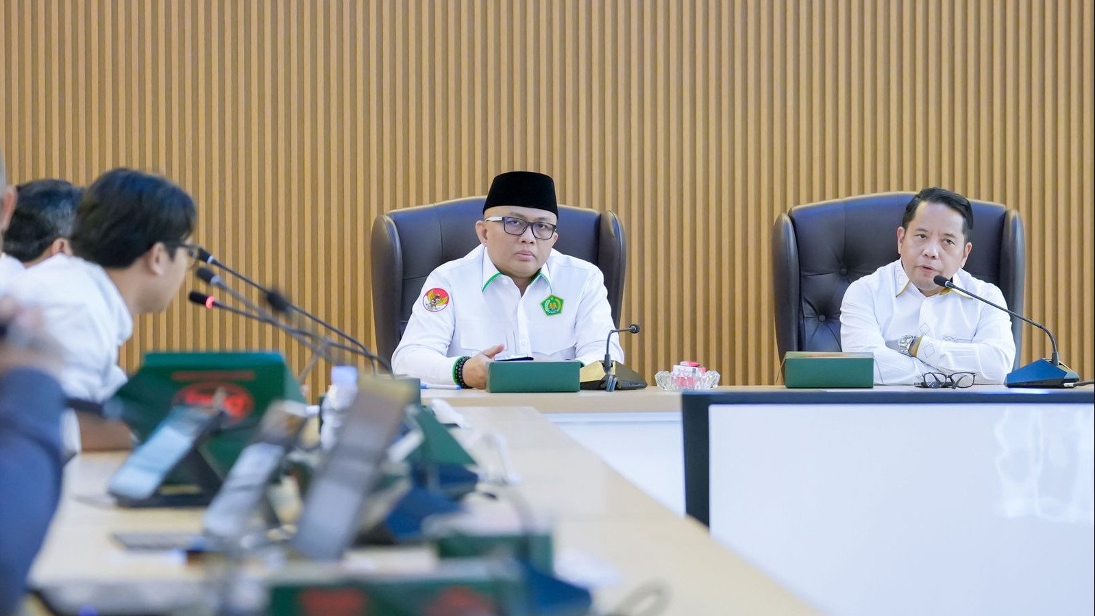 Sekjen Kemenag Kamaruddin Amin pimpin rapat koordinasi tentang Pesantren Istiqlal Internasional