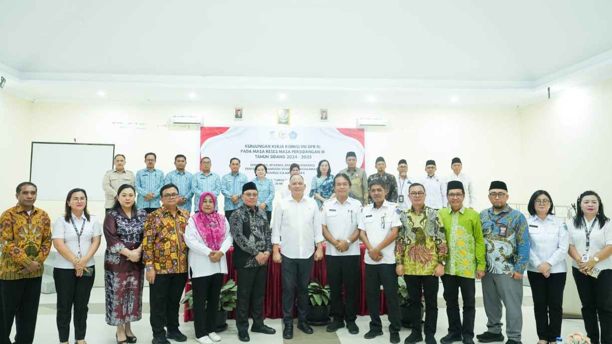 Kunjungan Kerja Reses Komisi VIII DPR RI Masa Persidangan III Tahun Sidang 2024-2025 di Sentra Tomuo Tua Manado, Sulawesi Utara.