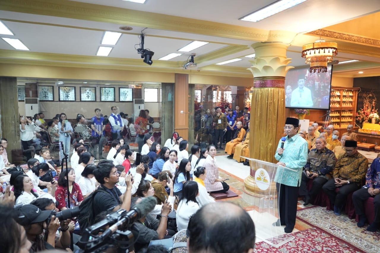 Menag menegaskan pentingnya melihat perbedaan sebagai kekayaan dan rahmat Tuhan, bukan sebagai alasan perpecahan.