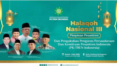 Halaqoh Nasional III, Pengukuhan Pengurus PK-TREN di Masjid Istiqlal