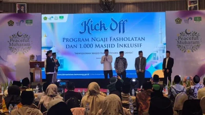 Istimewa - Program Ngaji Fasholatan dan 1.000 Masjid Inklusif Resmi Dimulai, Wujud Masjid Ramah Disabilitas