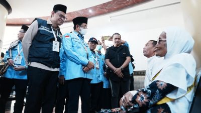 Menag Nasaruddin Umar bersama rombongan Amirul Hajj dan Timwas Haji DPR kunjungi KKHI