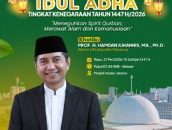Rektor UIN Alauddin Jadi Khatib Iduladha di Masjid Istiqlal