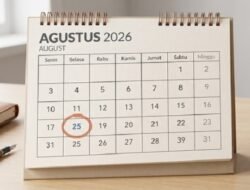 Maulid Nabi Muhammad SAW Tanggal 25 Agustus 2026